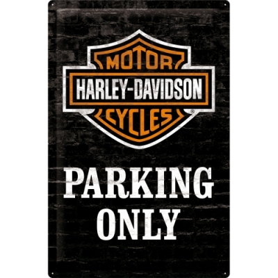 Harley Davidson Parking Only 40x60 Wielki Szyld Tablica