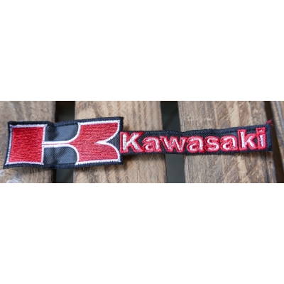 Kawasaki napis podłużny  naszywka