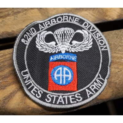 Spadochron 82ND Airborne Division Naszywka Patch Badge Military U.S. Army