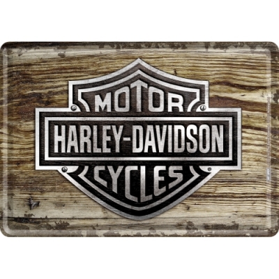 Metalowa pocztówka - Harley Davidson Logo