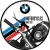 Motocykl BMW Zegar Ścienny